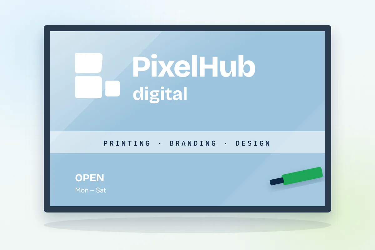 PixelHub Digital studio branding
